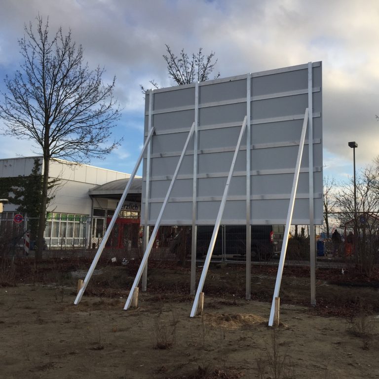 Bauschild mit Alugestell Berlin