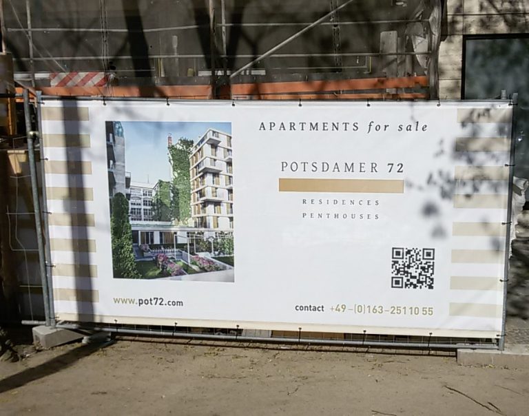 Bauzaunwerbung Berlin